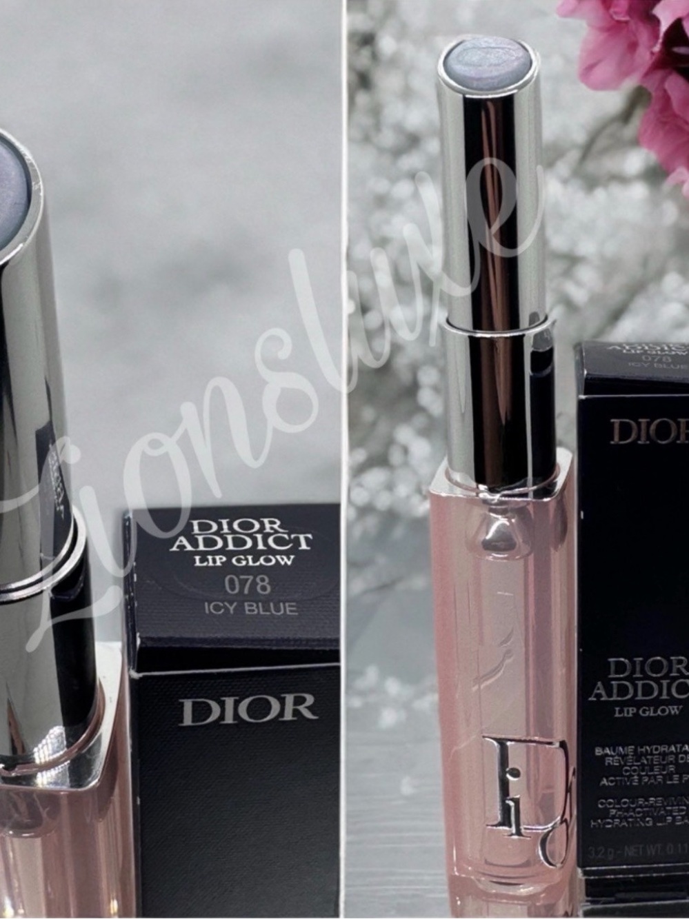 Dior Addict Lip Glow 078 Icy Blue Ph Lip Balm Balm 0.11 oz